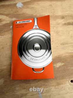 New Le Creuset Stainless Steel 7 Quart 9.5 Stock Pot 7 Quart Brand New In Box