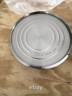 New Le Creuset Stainless Steel 7 Quart 9.5 Stock Pot 7 Quart Brand New In Box
