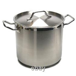 New Professional Commercial Grade 40 QT (Quart) Heavy Gauge Stainless Steel Stoc