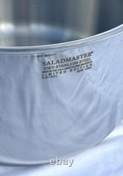 New Saladmaster 9 Quart Roaster 316Ti Titanium Stainless Limited Edition
