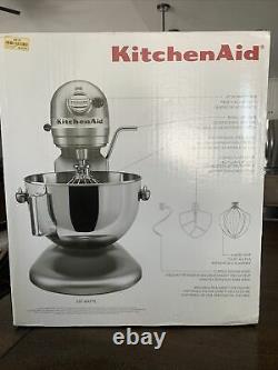 New Silver KitchenAid Pro 5 Plus 5 Quart Bowl-Lift Stand Mixer! $449.99 NEW
