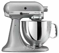 NewithSealed KitchenAid Artisan KSM150PS 5 Quart Stand Mixers All Metal Silver
