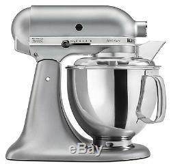 NewithSealed KitchenAid Artisan KSM150PS 5 Quart Stand Mixers All Metal Silver