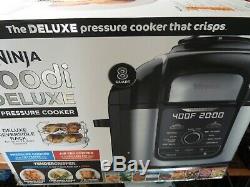 Ninja FOODI DELUXE XL Air Fry Crisper TenderCrisp Pressure Cooker 8 Quart FD402