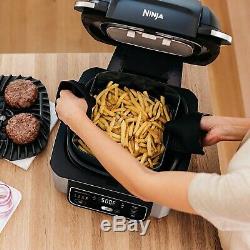 Ninja Food 4 In 1 Indoor Grill 4-Quart Air Fryer Cyclonic Technology Roast Bake
