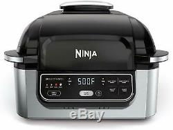 Ninja Foodi 4-in-1 Indoor Grill 4-Quart Air Fryer Roast, Bake, Grill, AG300