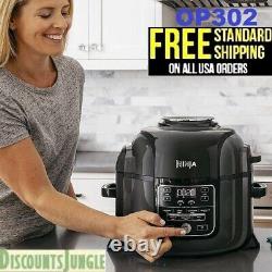 Ninja OP302 Pressure Cooker Steamer 6.5 quart TenderCrisp Technology Air Fryer