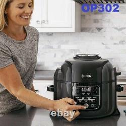 Ninja OP302 Pressure Cooker Steamer 6.5 quart TenderCrisp Technology Air Fryer