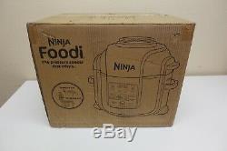 Ninja OP401 Foodi 8-Quart Pressure Steamer Air Fryer All-in-One Black/Gray (4A)