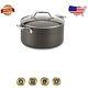 Nonstick Stainless Steel 4 Quart Stock Pot With Glass Lid Oven Safe Essential