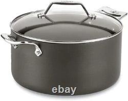 Nonstick Stainless Steel 4 Quart Stock Pot with Glass Lid Oven Safe Essential