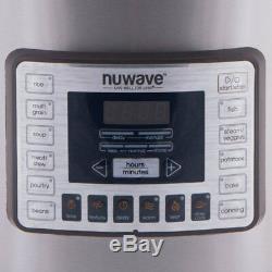NuWave 13 Quart Stainless Steel Digital Electric Nutri Pot Power Pressure Cooker