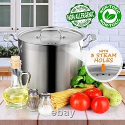 NutriChef 12-Quart Stainless Steel Stockpot with 12 Quarts