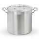 Nutrichef 16-quart Stainless Steel Large Stockpot With Impact Adhesive Base Usa