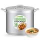 Nutrichef 16-quart Stainless Steel Stockpot 18/8 Food Grade Heavy Duty Larg