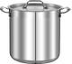 Nutrichef Ncspt16q 16-quart Stainless Steel Stockpot Food Grade Heavy Duty