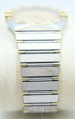 Omega Constellation Two Tone-18K Gold Stainless Steel 32mm Quarts Watch