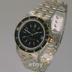 Omega Seamaster 120 Plongeur Jacques Mayol Stainless Steel & Gold Quarts 1980