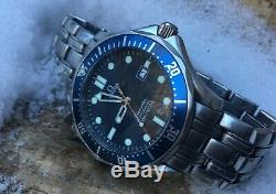Omega Seamaster Professional 300m Blue Wave Quarts 41mm Dive Watch