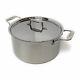 (open Box) All-clad D5, 18/10 Brushed Stainless Steel 5-ply, 8 Quart Stock Po