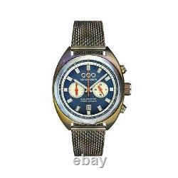 Out of Order OOO Quarts Blue Dial 42mm TORPEDINE CHRONO Ocean Omega BLUE