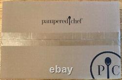 PAMPERED CHEF 10 STAINLESS STEEL NONSTICK SKILLET With LID, NEW IN ORIGINAL BOX