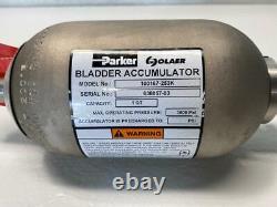 Parker Olaer 1-Quart Stainless Steel Bladder Accumulator 100167-253K