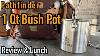 Pathfinder 1 Qt Bush Pot Review And Lunch On A Windy Day