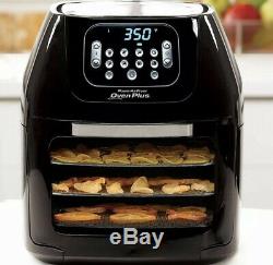 Power Air Fryer Oven All-In-One 6 Quart Plus Dehydrator Grill Rotisserie 6QT New