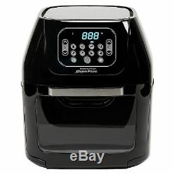 Power Air Fryer Oven Plus 6 Quart One-Touch Eight Functions Drip Tray Black New