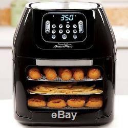 Power Air Fryer Oven Plus 6 Quarts Black As Seen On TV Kitchen Countertop NEW