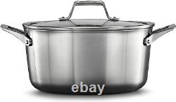 Premier Stainless Steel Cookware, 6-Quart Stockpot with Cover