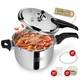 Premium 12 Quart Stainless Steel Pressure Cooker, Commercial Grade Luxury Coo