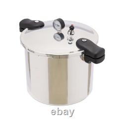 Pressure Canner 22-Quart, Stainless Steel Pressure Canner 22 Quart Induction, Al