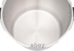 Pressure Canner 22-Quart, Stainless Steel Pressure Canner 22 Quart Induction, Al