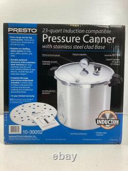 Presto 23 Quart Pressure Canner with Stainless Steel Induction Compatible Base