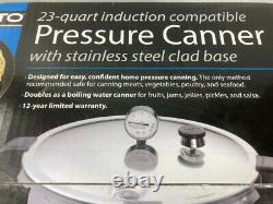 Presto 23 Quart Pressure Canner with Stainless Steel Induction Compatible Base