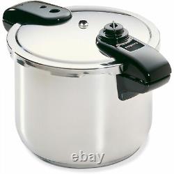 Presto 8 Quart Stainless Steel Pressure Cooker. Model #01370