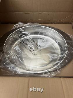 Princess Heritage Stainless Steel 5 Quart Oval Baker with Glass Lid6903