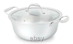 Princess House 5720 Tri-Ply Stainless Steel 6 Quart Dutch Oven Pot NEW NIB