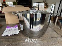 Princess House 6725 Heritage Stainless Steel 12 Quart Stockpot NEW