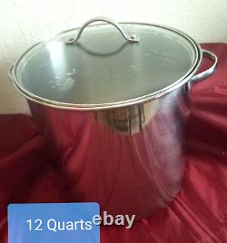 Princess House Stainless Steel Stockpot 12 Quart