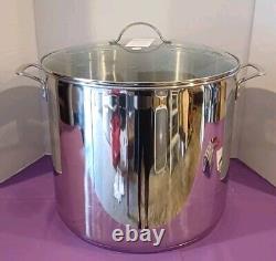 Princess heritage stainless steel classic 50 quart stockpot with steaming rack