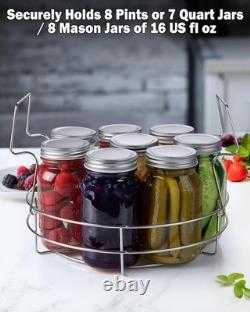 Professional 20 Quart Stainless Steel Water Bath Canner with Easy Grip Handles