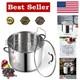 Professional 20 Quart Stainless Steel Water Bath Canner With Stay-cool Handles