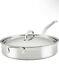 Professional Clad Stainless Steel Titum Nonstick Sauté Pan With Lid New 5-quart