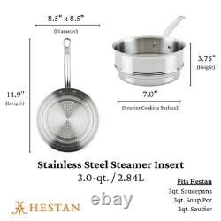 Provisions 3-Quart Stainless Steel Steamer Insert