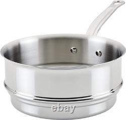 Provisions 3-Quart Stainless Steel Steamer Insert for Healthy Cooking