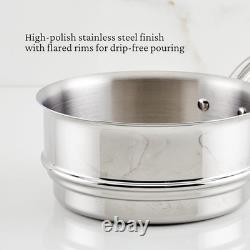 Provisions 3-Quart Stainless Steel Steamer Insert for Healthy Cooking