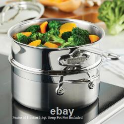 Provisions 3-Quart Stainless Steel Steamer Insert for Healthy Cooking